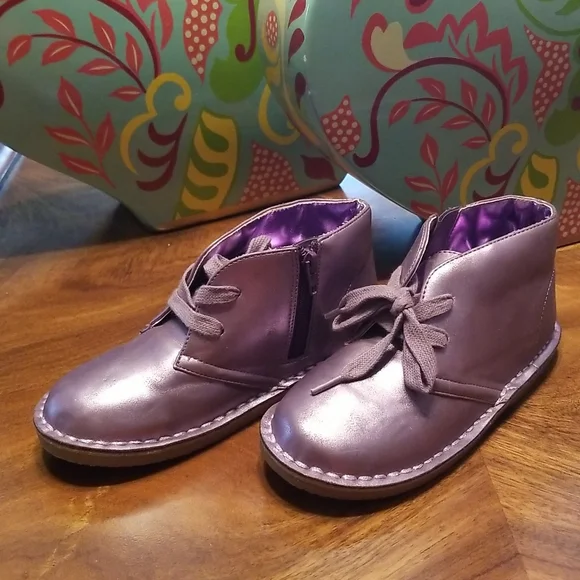COLE HAAN PEARL PURPLE BOOTIES....Size: US 11 - Picture 3 of 5
